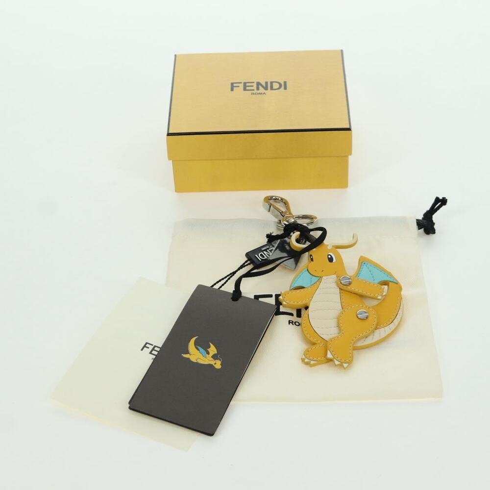 Fendi x Frgmt x Pokemon Dragonite Charm Yellow